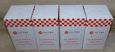 Vital Solutions 10.25  Jumbo Straw Wrapped Red 500 Count • $6.99