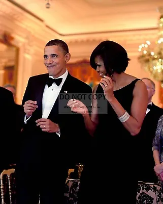 Barack Obama & Michelle Dance During Governors Ball In 2010  8x10 Photo (zy-540) • $8.87