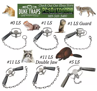 Duke Long Spring Traps - Choose Size & Quantity - Trapping & ADC Pest Control • $26.95