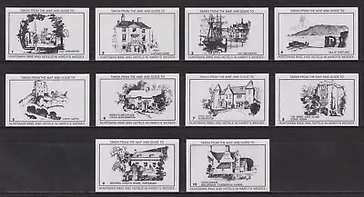 10 Old Matchbox Labels Austria For UK Huntsman Inns & Hotels In Hardy's Wessex • $4.99