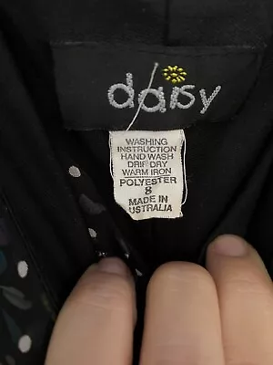 Daisy Vintage Sz 8 Layered Midi Length Slip Dress Multi Colour Polka Dot 90s Y2K • $30