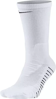 Nike Vapor Crew Football Socks White SX5698-100 Men's Size Large (8-12) • $16.25