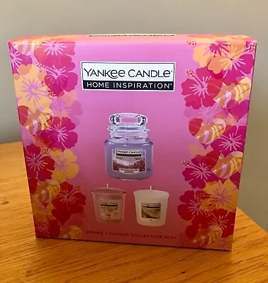 Yankee Candle Home Inspiration Spring/Summer 2024 Gift Set Jar & Votive X 2 NEW • £11.99