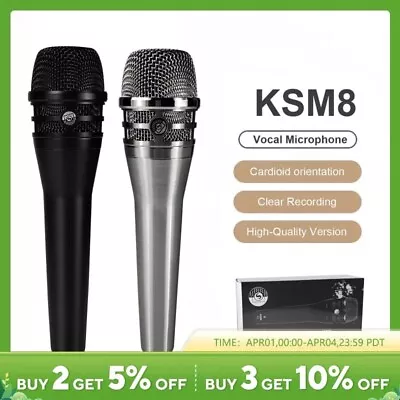 KSM8 Professional Mic Cardioid Vocal Dynamic Microphone • $59.85