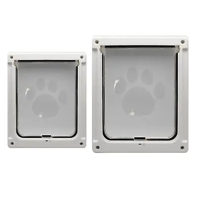 £56.71 • Buy Durable Pet Flap Door Corridor Magnet Attraction 2 Way Locking Cat Dog Doors