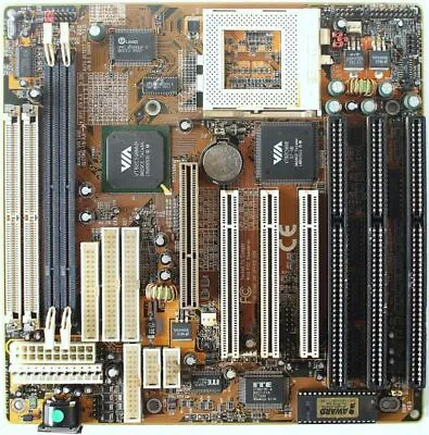 Shuttle Hot-P591P Socket 7 Motherboard 3x ISA Slots AT • $836.95