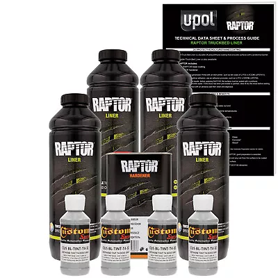 U-POL Raptor Tintable Dove Gray Spray-On Truck Bed Liner Coating 4 Liters • $229.99