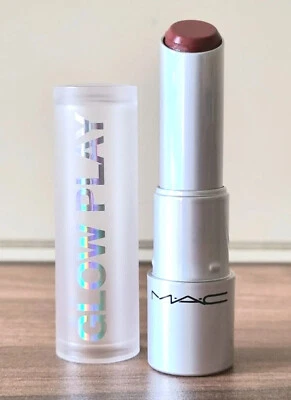 £16.99 • Buy MAC Glow Play 452 That Tickles Lip Balm 3.6g Deep Nude Lip Stick Brand New