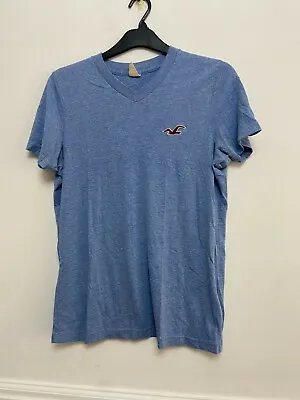 £8.50 • Buy Hollister Blue T-Shirt Size XL Boys Short Sleeve (U89)