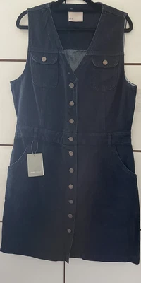 £10.99 • Buy ASOS Denim Blue Dress * Size 16 *