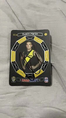 $60 • Buy Signed Dustin Martin Richmond Tigers AFL 2021 Craft Card