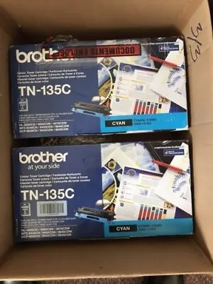 £27 • Buy Brother TN-135 Cyan Toner In Box 2 In Total