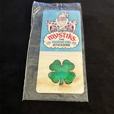 NEW Vintage Oilies Mystiks Sticker - SHAMROCK 4 Leaf Clover - Rare • $49.99