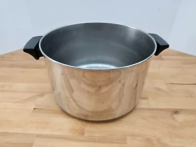 Revere Ware 8 Qt Stock Pot Copper Bottom Stainless 1801 Clinton IL No Lid • $39.99