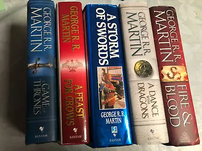 RARE 5 BOOKS! Song Of Ice And Fire Game Of Thrones Set George R. R. Martin Set • $229.95