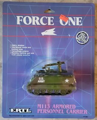 Vintage New 1987 Ertl Force One Diecast M113 Armored Personnel Carrier 1145 Nos • $12.99