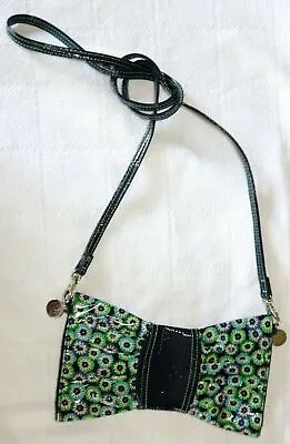 VERA BRADLEY Blue Rhapsody Pattern SWAK Frill Crossbody Purse   *EXC* • $12.99