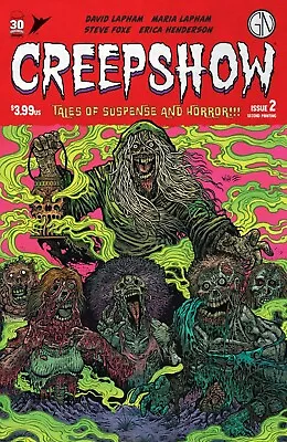 $9.99 • Buy Creepshow #2 2nd Print Maria Wolf Variant Second Printing Htf Image Comics 2022