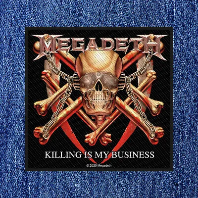 Megadeth - Killing Is My Business (new) Sew On Patch Official Band Merch • £4.75