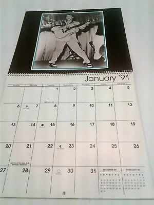 Elvis Presley 1991 Calendar By Cleo A Gibson Greetings Company Made In USA • $14.88