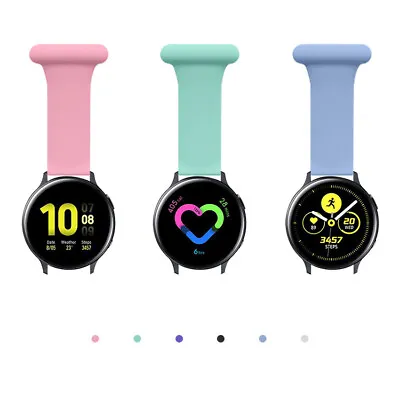 For Samsung Galaxy Watch Active Fob Band Strap 1/2 Pin Silicone Nurses Doctors • $7.36