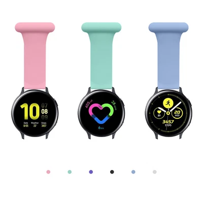 For Samsung Galaxy Watch Active Fob Band Strap 1/2 Pin Silicone Nurses Doctors • $7.36