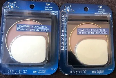 Lot Of 2 Max Factor Powdered Foundation #105 True Beige • $54.99