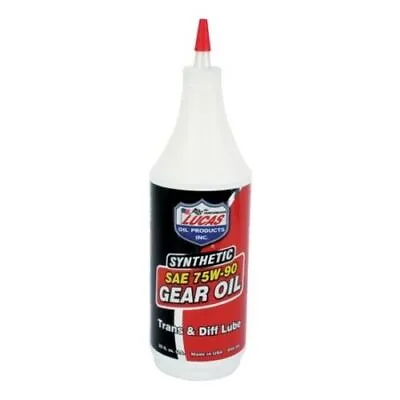 Lucas Oil 10047 SAE 75W90 Synthetic Racing Gear Oil 1 Quart • $27.92