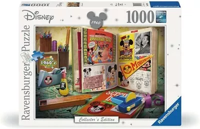 NEW SEALED Ravensburger 17585 Disney Collector Edition 1960 Mickey 1000Pc Puzzle • $37.95