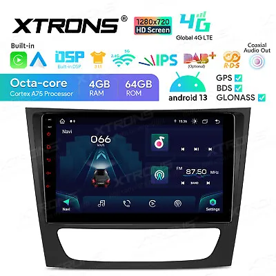 4G Android 13 8Core Car GPS Stereo Radio For Mercedes Benz E-W211 E320 E500 E350 • $285.99