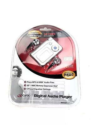 GPX MW3337 1GB Digital Audio Player - Silver • $22.12