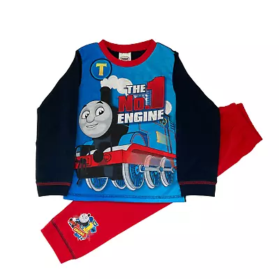 £6.95 • Buy Boys THOMAS THE TANK Pyjamas, Pjs 18mths - 5 Yrs Character Nightwear