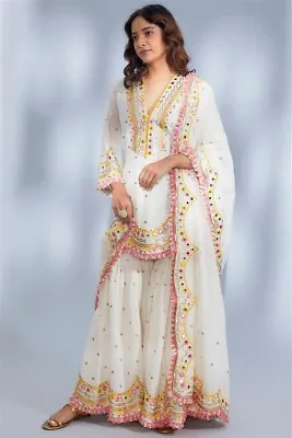 Party Wear Dress New Salwar Kameez Bollywood Indian Wedding Pakistani Designer • £47.99