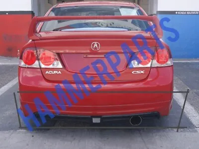 For Acura Csx FD6 (2006-2011) Mugen RR Style Rear Bumper Extension Diffuser -1 • $80