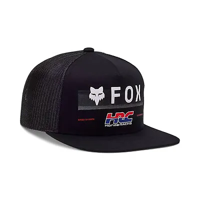 Fox Racing Men's Fox X Honda Black Snapback Hat Clothing Apparel Moto Motox R... • $41.95