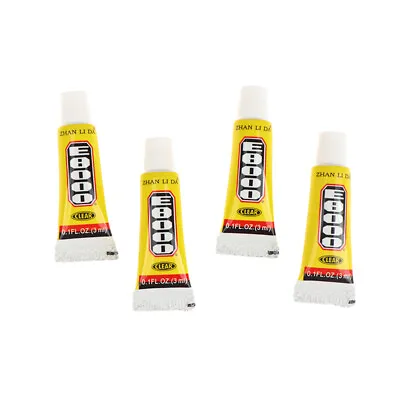 10Pcs 3ml E8000 Liquid Glue Clear Contact Cell Phone Repair Adhesive Applicator • £4.03