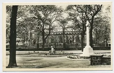 St Mary's Church Maryport Cumberland Real Photo Vintage Postcard K18 • £3.99