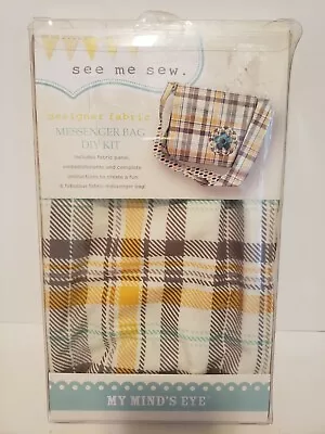 See Me Sew My Mind's Eye Designer Fabric Messenger Bag DIY Kit #SMS107 • $20