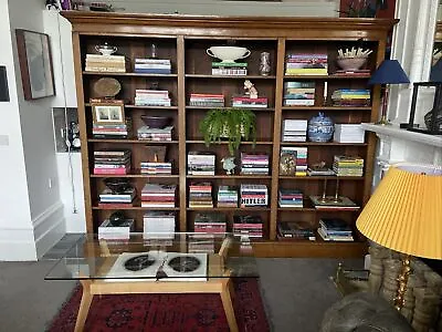 Antique 19th Century Victorian Oak Library BOOKCASE 18 Shelves • £2700