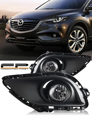 2013 2014 2015 Mazda CX-9 Clear Bumper Fog Light Lamp Kit Include Wiring Harness • $55.10