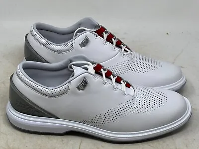 NEW Nike Air Jordan ADG 4 Golf  White Cement Red DM0103-105 Mens Size 10 NOLID • $101.74