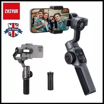 Zhiyun Smooth 5 Gimbal Stabilizer For IPhone Samsung Video YouTube • £115