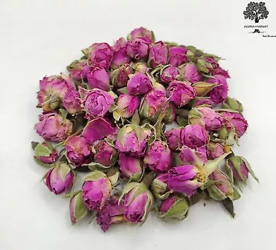 Dried Edible Damask Rose Buds 40g(1.4 Oz) - 1.95Kg(68.8 Oz) Rosa × Damascena • $12.50