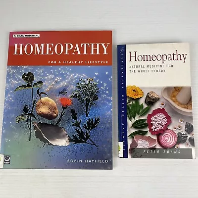 HOMEOPATHY NATURAL MEDICINE Healthy Lifestyle 2 Books • $22