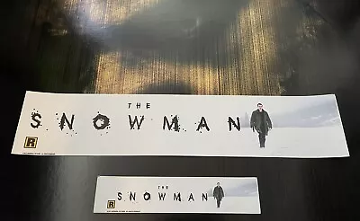 The Snowman Fassbender Horror Movie Mylar Banner Poster Small Large Lot 5X25 • $25