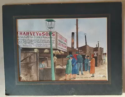 £65 • Buy COCKLE SHEDS LEIGH ON SEA Original Watercolour Painting By W.H.Froud