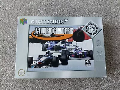 N64 F 1 WORLD GRAND PRIX ~ Nintendo 64 PAL Boxed Complete VGC • £21.95