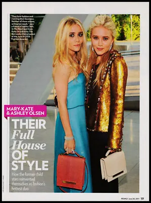 Olsen Sisters 2-page Clipping 2011 - Mary-Kate Ashley Elizabeth • $5.99