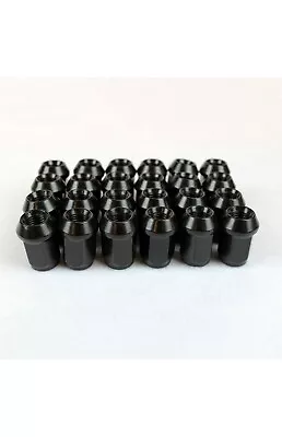 24 Black Bulge Acorn Lug Nuts 7/16-20 Hex 3/4  • $20.96