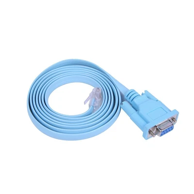 £4.37 • Buy 1.5M RJ45 Male To 9 Pin RS232 RS-232 DB9 Female Plug LAN Cable Ethernet Line